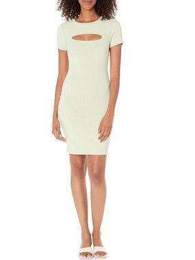 Guess Olive Green Cutout Dress XS